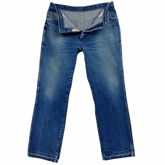 Vintage Rustler Jeans, Authentic Distressing and Grunge, Made in the USA - Picture 5 of 14